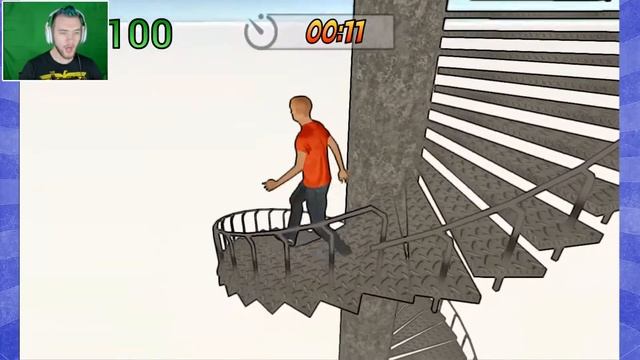 I HATE STAIRS! | Clumsy Fred | #1 (Rage Game) смотреть онлайн