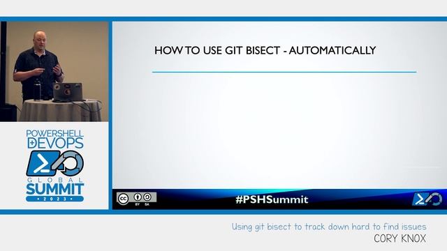 PowerShell Summit 2023: Using git bisect to track down hard to find issues by Cory Knox смотреть онлайн