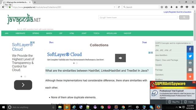 What are the similarities between HashSet, LinkedHashSet and TreeSet In Java?
| javapedia.net смотреть онлайн