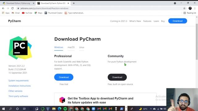 Start with Python | Installing Python | Pycharm #01 смотреть онлайн