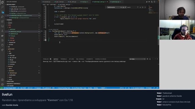 Random dev: riprendiamo a sviluppare Kannon con Go 1.18 смотреть онлайн
