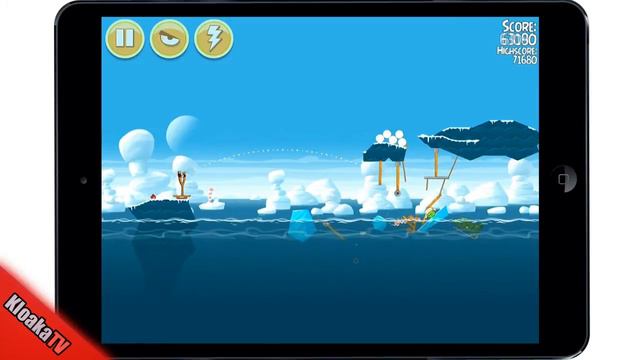 Angry Birds Seasons 1-23 Season 4 Arctic Eggspedition Walkthrough (3 Stars) смотреть онлайн