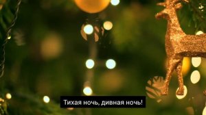 Красивая христианская песня: Тихая ночь, дивная ночь! со словами МСЦ ЕХБ