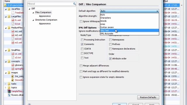 oXygen XML Diff and Merge - version 13 смотреть онлайн