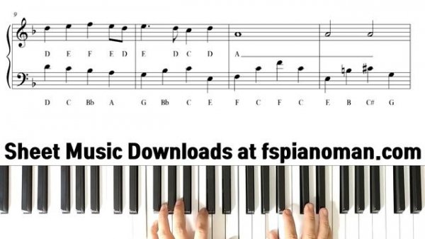 The Beatles - Yesterday Notes Sheet Music for Piano | VERY EASY Piano TutorialㅣPiano Notes