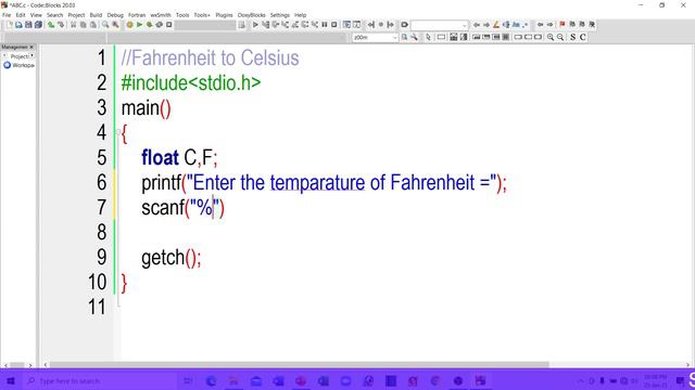 Celsius To Fahrenheit In C, Fahrenheit To Celsius In C, Celsius, Fahrenheit C Programming, Barunsir