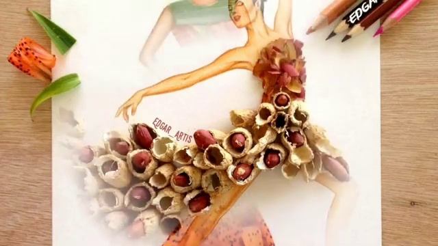 Красивые рисунки с едой и с подручными средствами ////Myrona Girl ❤❤❤ смотреть онлайн