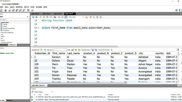 SQL String Function LOWER | How to converts all letters in the specified string to lowercase in SQL смотреть онлайн