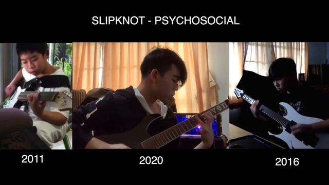 SLIPKNOT PSYCHOSOCIAL Guitar Cover смотреть онлайн
