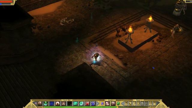 Titan Quest - AE gameplay. Shaman is finishing second act. смотреть онлайн