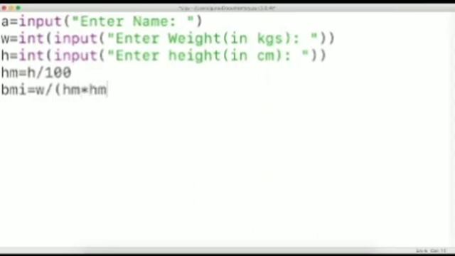 Python Programming -- Part 2 || BMI Calculation || Coding for Beginners смотреть онлайн