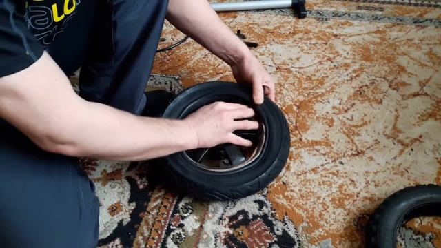Замена покрышек на колесе 12 дюймов Адамекс смотреть онлайн