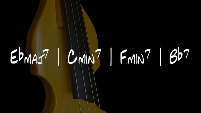 Cool Jazz Swing Backing Track For Bass In Eb | 1 6 2 5 Chord Progression