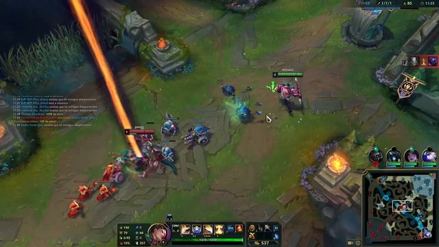 Mono Garen - Build 1 HIT | League of Legends! смотреть онлайн