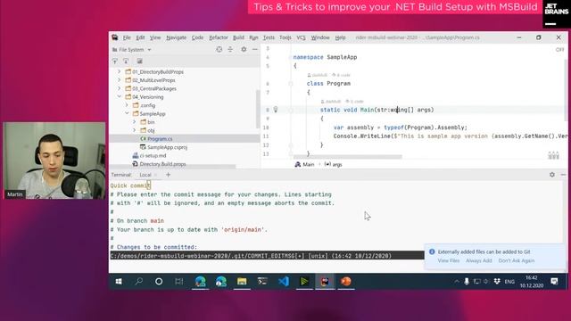 Tips & Tricks to improve your .NET Build Setup with MSBuild смотреть онлайн