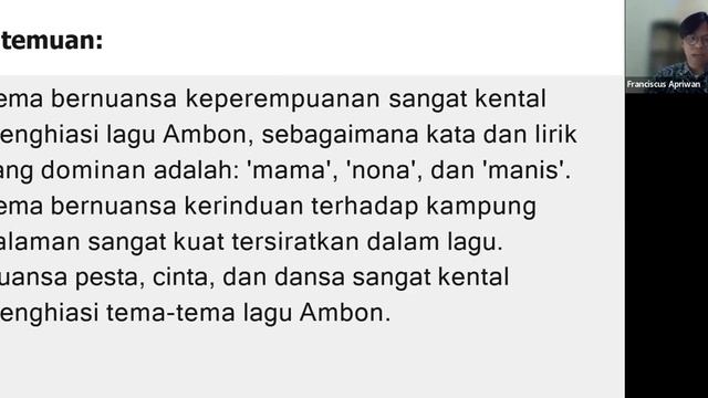 Virtual Launching dan Diskusi Buku Ensiklopedia Musik Indonesia Jilid 1 - Lagu Ambon dan Maluku смотреть онлайн