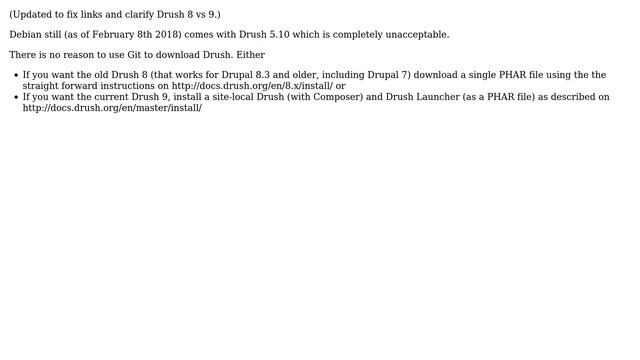 Drupal: How to install drush 8 properly on Debian 8? (2 Solutions!!) смотреть онлайн