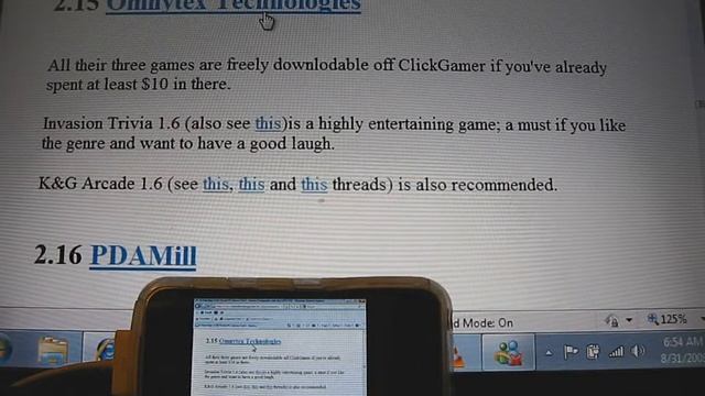 VNC Pocket Office on the iPhone - full solor, no smoothing смотреть онлайн