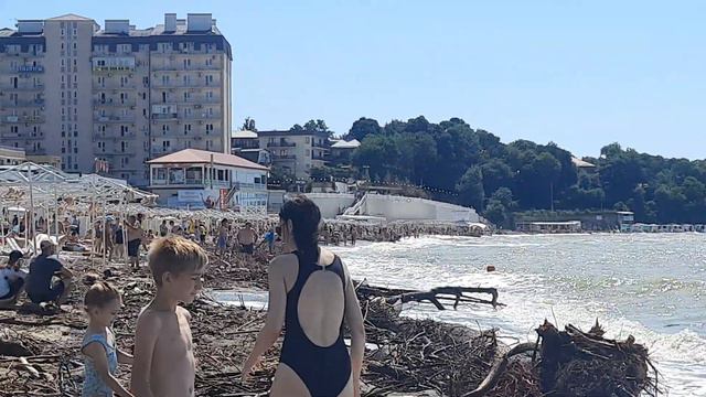 ПЛЯЖ В ПОСЁЛКЕ ДЖУБГА НА ЧЁРНОМ МОРЕ ПОСЛЕ СИЛЬНЕЙШЕГО ШТОРМА 13 ИЮЛЯ 2023 ГОДА✌️😎🌪🌪🌪🌊🌊🌊 смотреть онлайн