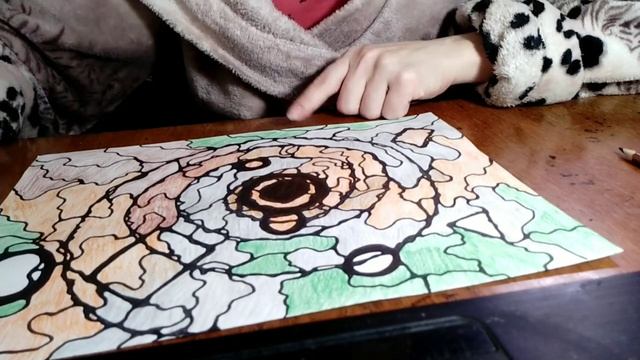 Учимся быть спокойными, пребывая в потоке мирской суеты. Через рисование. смотреть онлайн