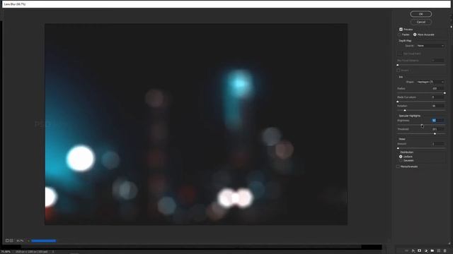Photoshop Tutorial: Add Bokeh Blur Effect in Photoshop! смотреть онлайн