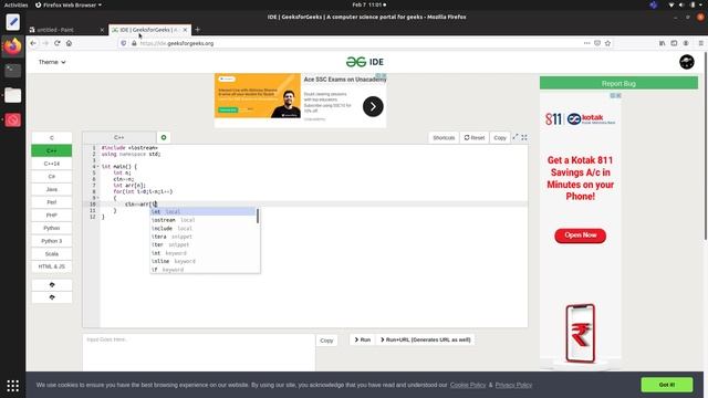 Reverse Array (Swap elements) смотреть онлайн