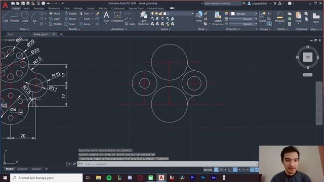 ✅ AUTOCAD ÇİZİM ÖRNEKLERİ #3 ✅ AUTOCAD 2021 - ÇİZİM | ÖĞRENME GARANTİLİ AUTOCAD DERSİ | AUTOCAD 202 смотреть онлайн