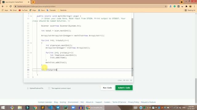 HackerRank Java Arraylist problem solution in Java | Java problems solutions | Programmingoneonone смотреть онлайн