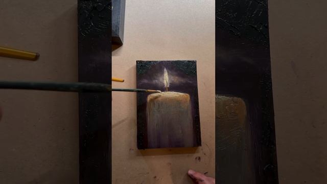 Painting a candle. смотреть онлайн