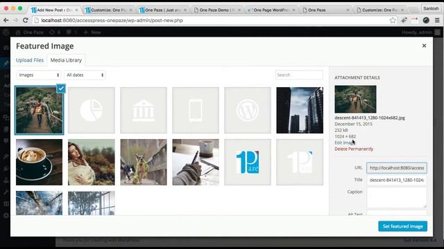 Free WordPress Theme One Paze - Configure About, Project and Service Section | WordPress Tutorial смотреть онлайн