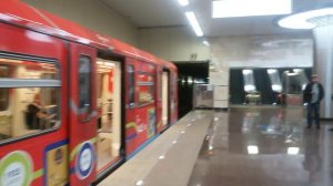 Открытие станции метро Котельники. Состав поезда"Ока"