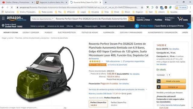 ? ¡Ofertón Amazon! Centro de Planchado Rowenta Perfect Steam Pro ¡40% DTO! Opiniones | Descuentos ? смотреть онлайн