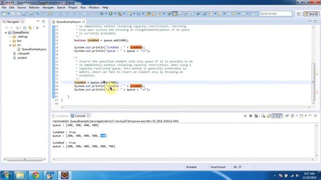 How to add elements to the Queue? | Queue (add elements) | Java Collection Framework смотреть онлайн