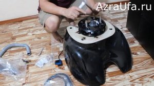 1. Парикмахерская мойка "Макс". 2. Сборка парикмахерской раковины