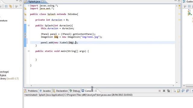 Tutoriales Java 25 - Como hacer un SplashScreen смотреть онлайн