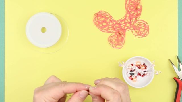 Декоративные бабочки из ниток своими руками смотреть онлайн