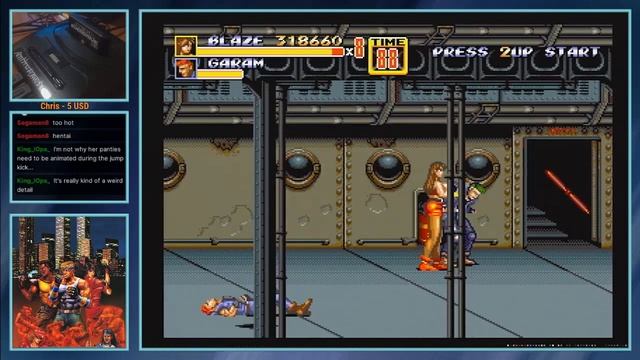 Bare Knuckle II Playthrough (UNCENSORED BLAZE PANTIES!) смотреть онлайн