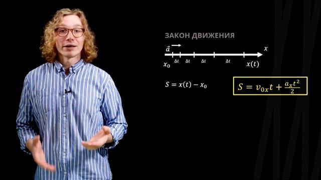 Равноускоренное прямолинейное движение | Физика смотреть онлайн