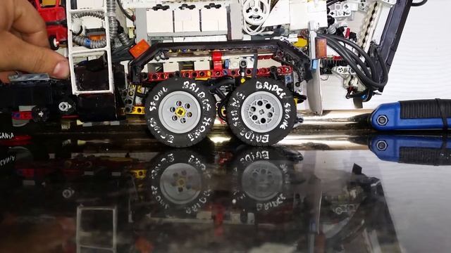Lego technic 9397 concrete mixer air suspension!!! смотреть онлайн