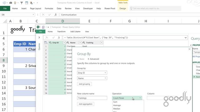 Transpose Rows into Columns in Excel смотреть онлайн