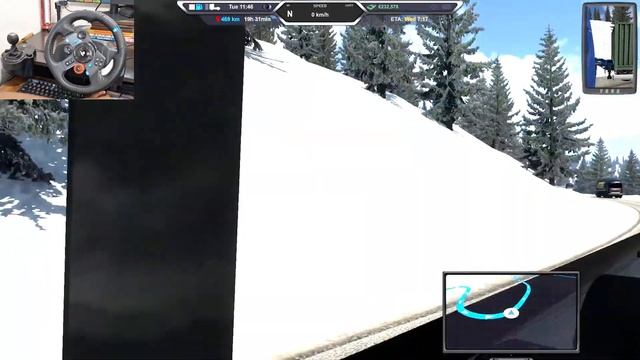 Volvo FH16 750 - Euro Truck Simulator 2 | Logitech G29 gameplay смотреть онлайн