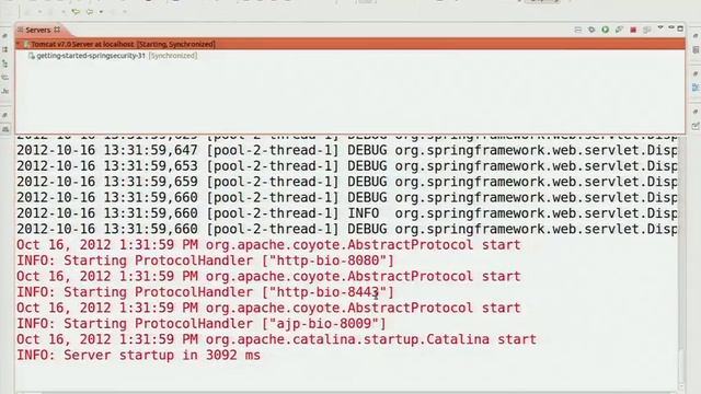 Getting Started with Spring Security 3.1 смотреть онлайн