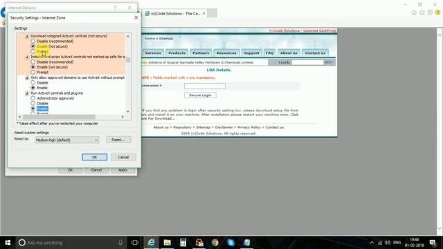 internet explorer setting for digital signature certificate смотреть онлайн