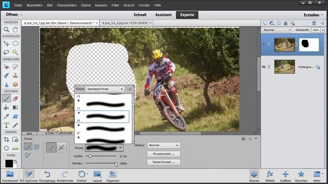 Ebenenmasken einsetzen - Photoshop Elements 11 für digitale Fotografie смотреть онлайн