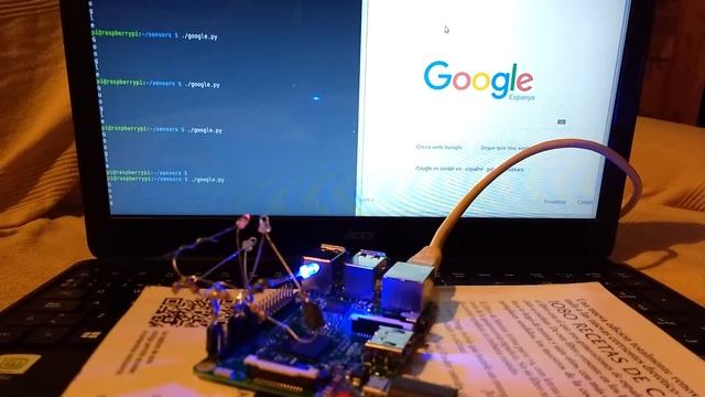 Printing Google in their colors with a raspberry pi смотреть онлайн