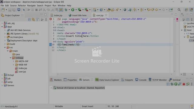 JSP - 2 Directive (include) смотреть онлайн