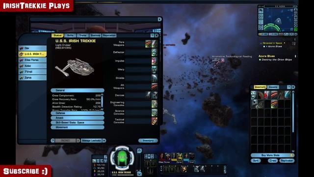 IrishTrekkie Plays Star Trek Online #2 Mission : Stranded in space (Federation) смотреть онлайн