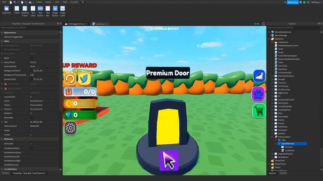 [PREMIUM BENEFITS] ROBLOX Studio Clicking Game/Simulator Tutorial Part 37 ROBLOX 2021 смотреть онлайн