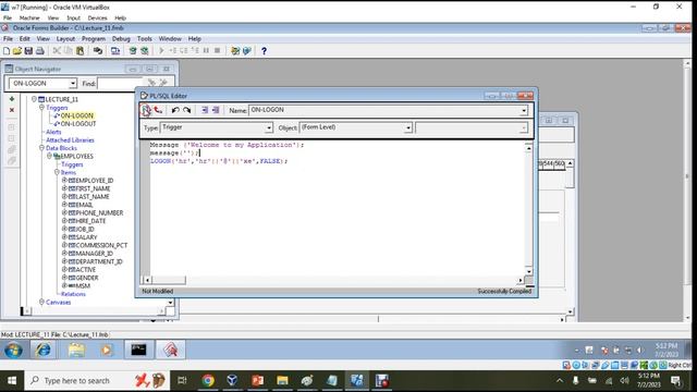 11. Form Triggers | Oracle Developer Suite 10g смотреть онлайн