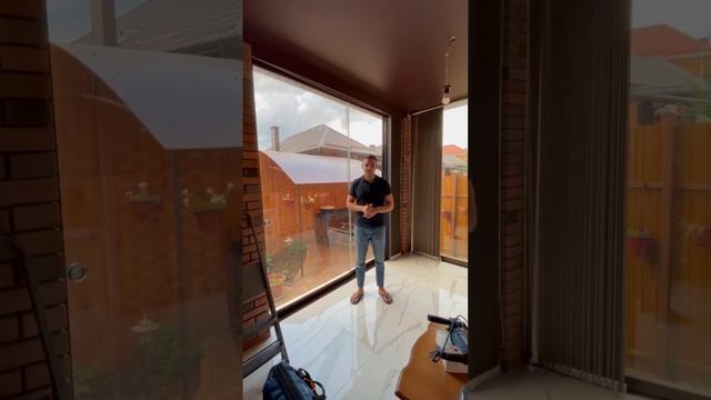 Сетка плиссе на безрамное остекление / Лучшее решение, кайф. 